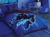 Taç Lisanslı Spiderman Light City Tek Kişilik Nevresim Takımı resmi